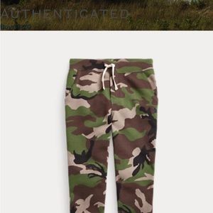 Boys Camo fleece joggers pant